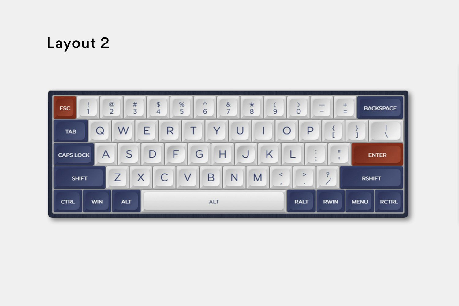 KBDFans 5° Aluminum 60% Mechanical Keyboard Kit