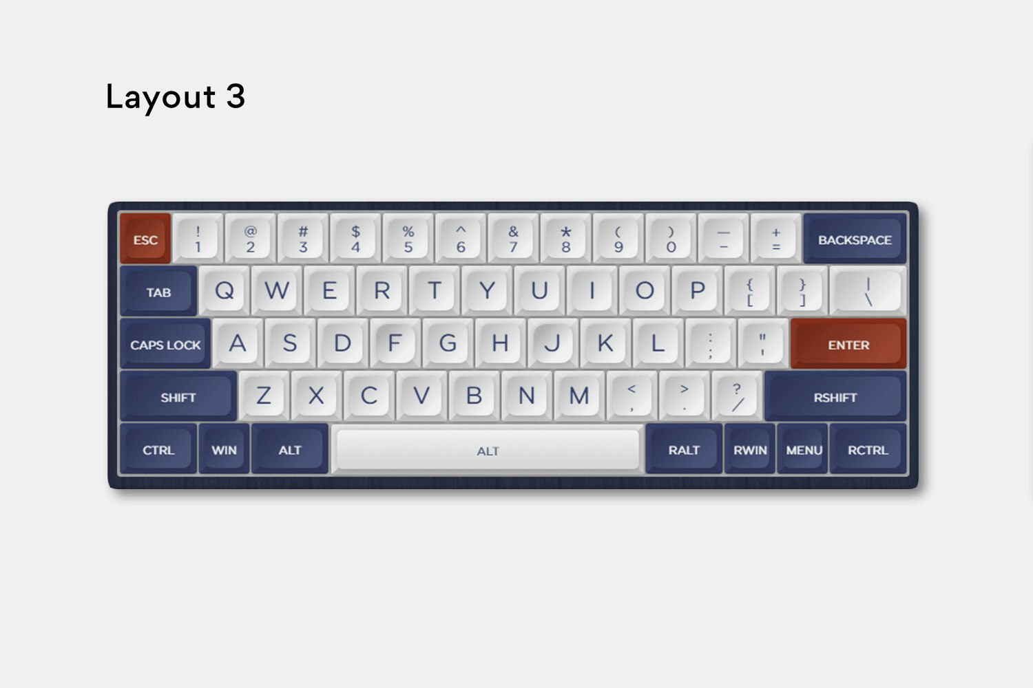 KBDFans 5° Aluminum 60% Mechanical Keyboard Kit