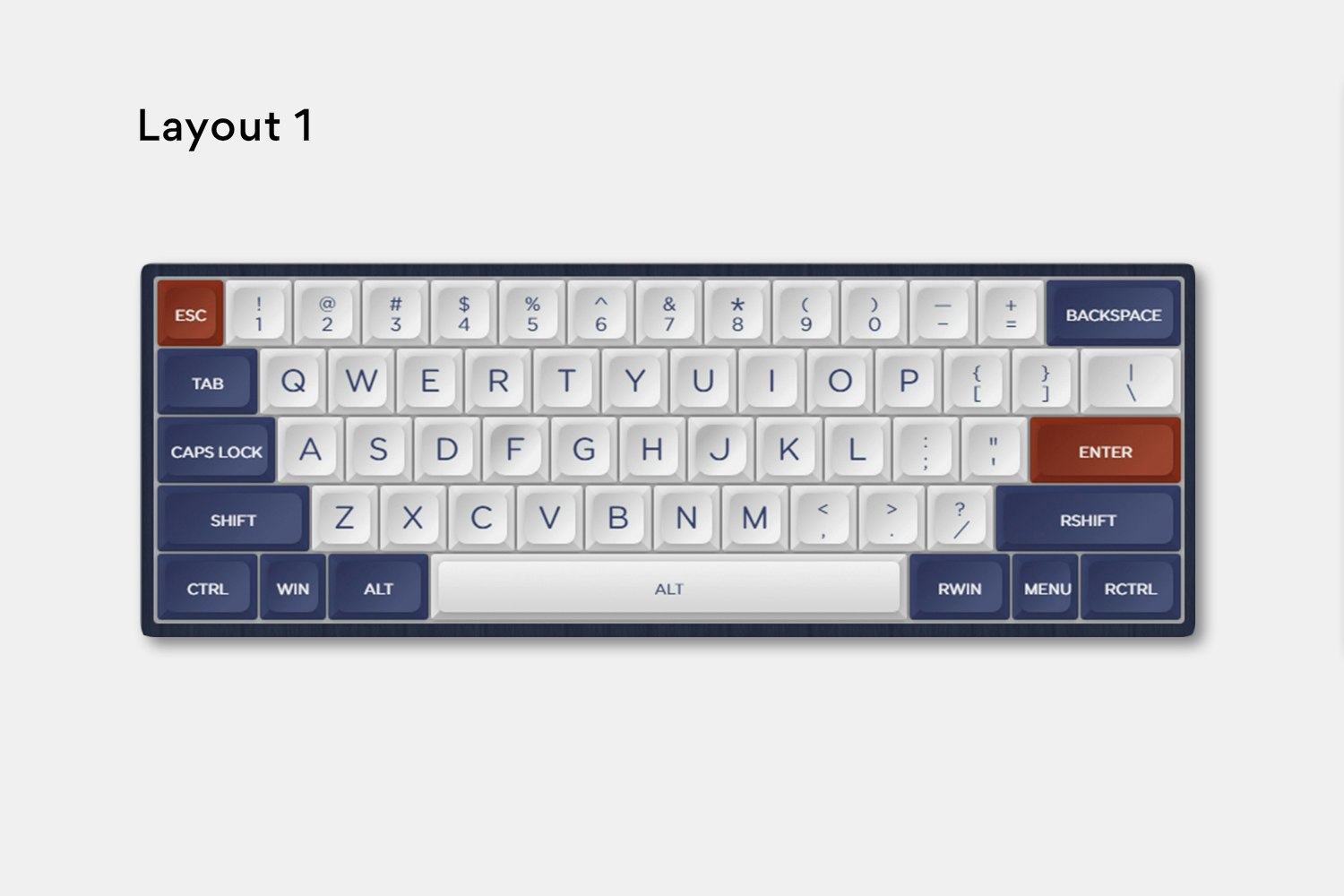 KBDFans 5° Aluminum 60% Mechanical Keyboard Kit