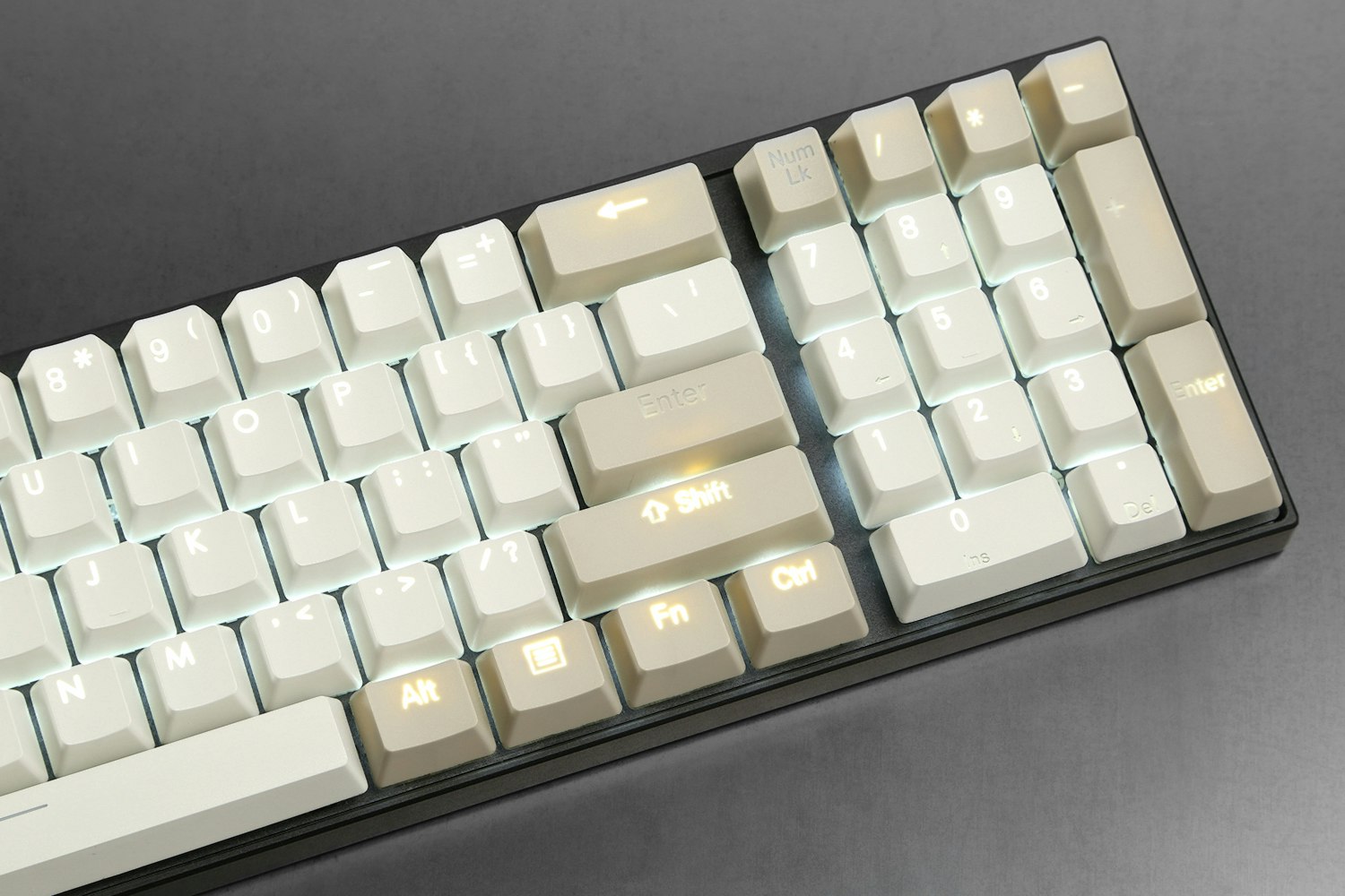 Backlit Doubleshot PBT Keycap Set