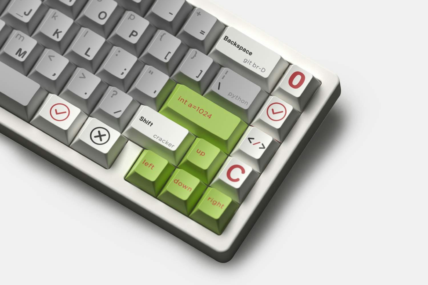 KeebHub Programmer Dye-Subbed PBT Cherry Keycap Set