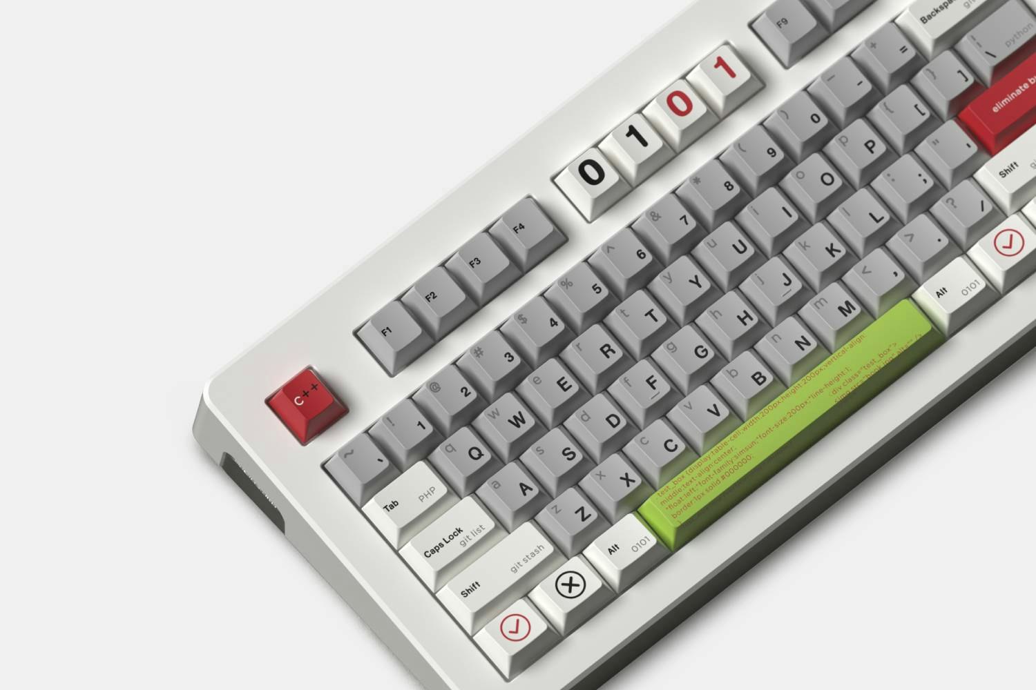 KeebHub Programmer Dye-Subbed PBT Cherry Keycap Set