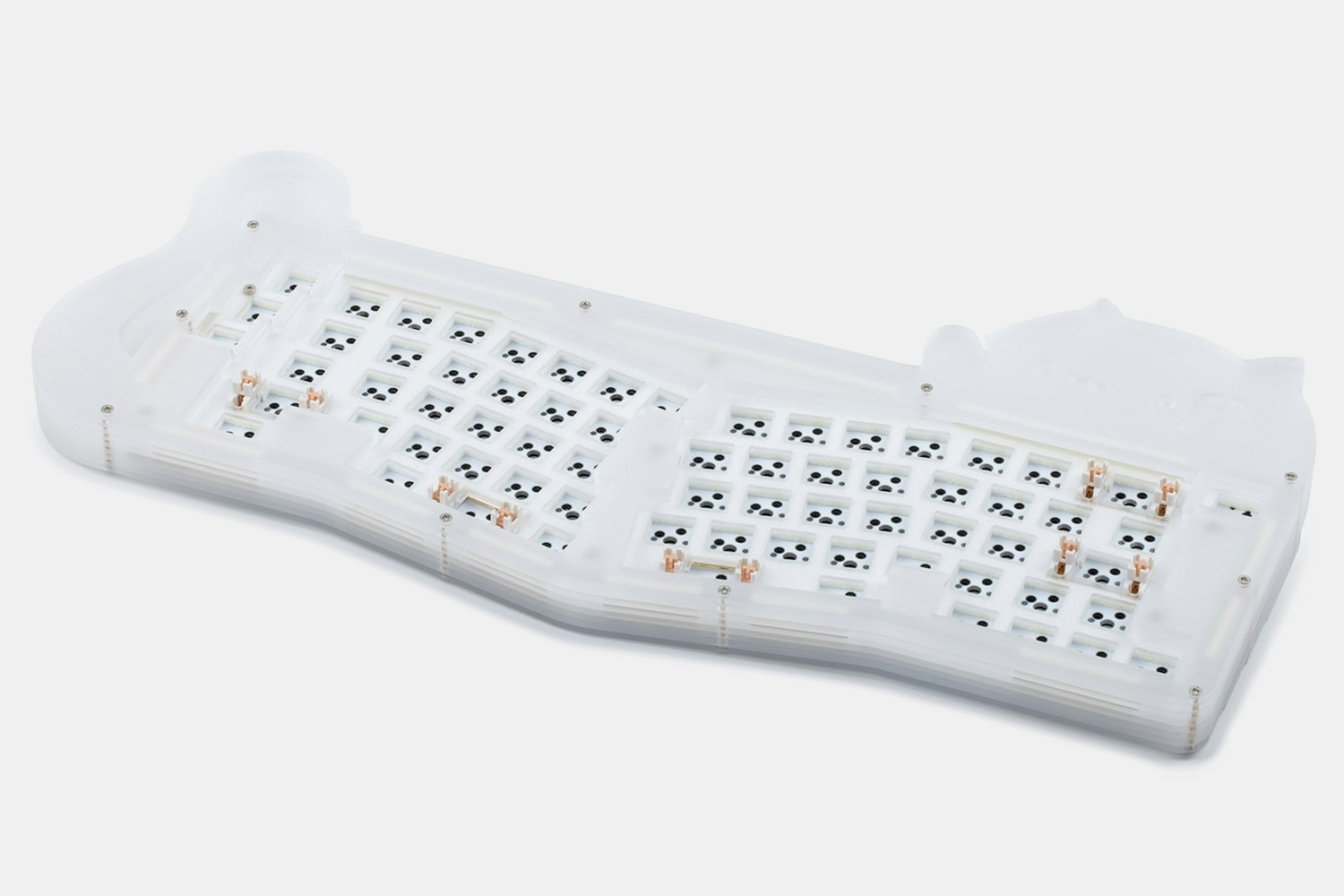 Keebmonkey Bongo Cat Alice Barebones Keyboard Kit Mechanical