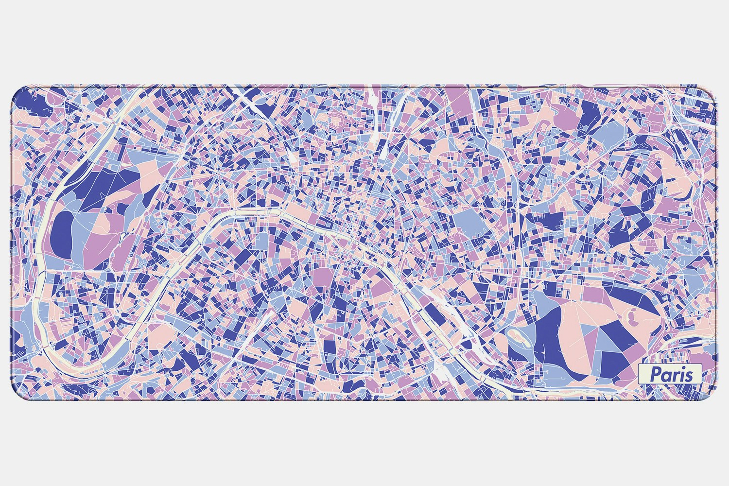 NANAMI DESIGN City Map V3 Stitched-Edge Desk Mats