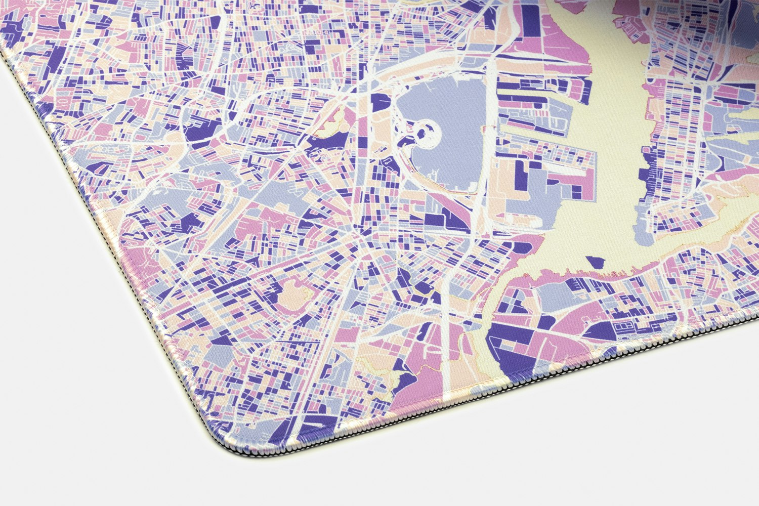 NANAMI DESIGN City Map V3 Stitched-Edge Desk Mats