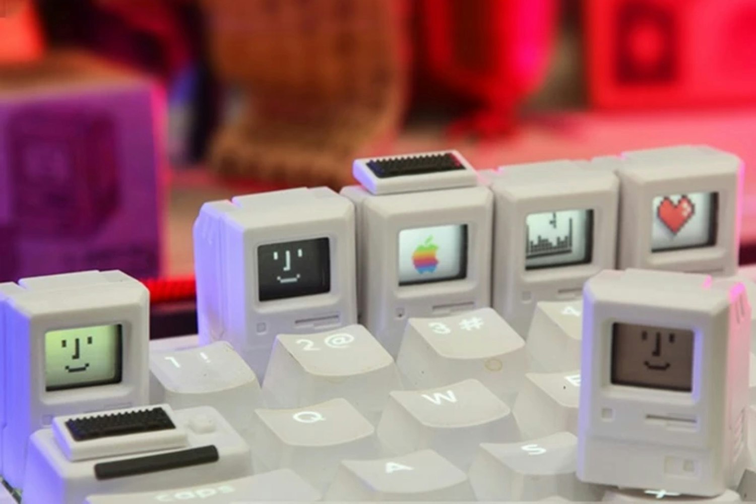 Keebmonkey Vintage Computer Modular Artisan Keycap