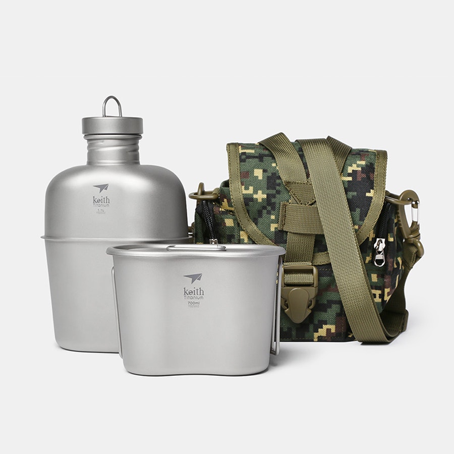 Keith Titanium チタン キャンティーン1100/700ml‼️ Keith