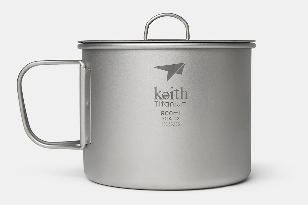 Keith Titanium Ti3209 900ml Single-Wall Mug
