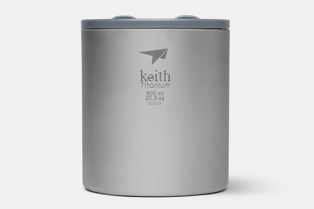 Keith Ti3306 Double-Wall Titanium Mug