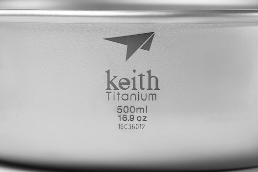 Keith Titanium Bowls w/ Folding Handles (2-Pack)