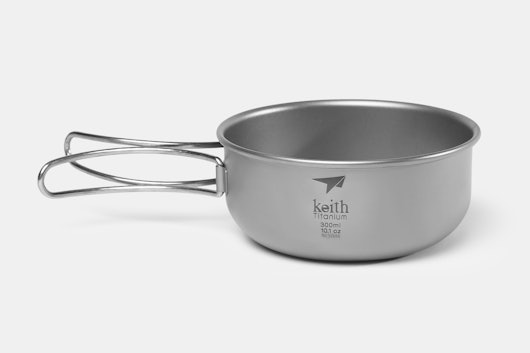 Keith Titanium Bowls w/ Folding Handles (2-Pack)
