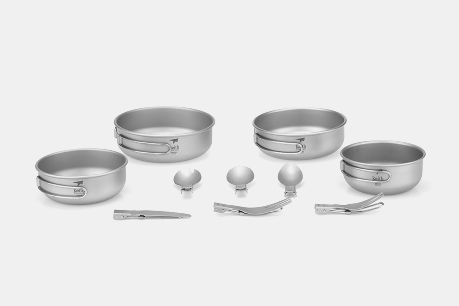 Keith Titanium 10Piece Dinnerware Set Cookware Drop