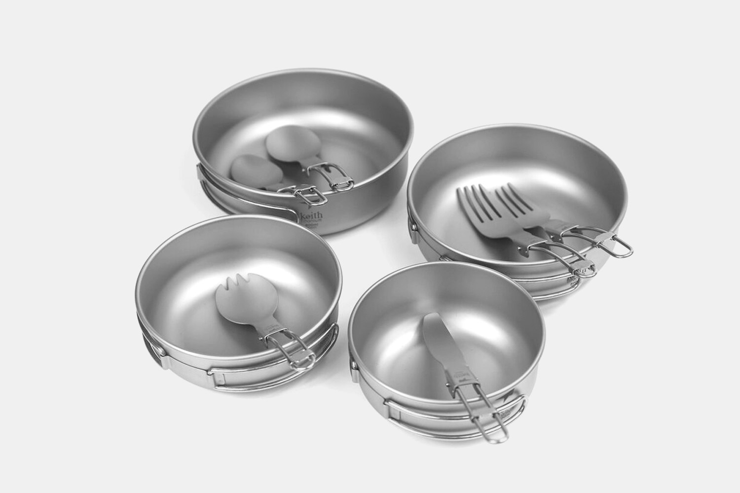 Keith Titanium 10Piece Dinnerware Set Cookware Drop