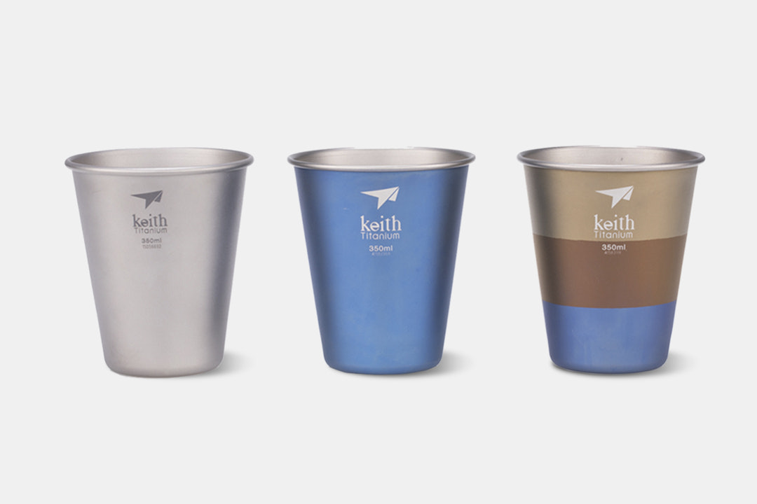 Keith Titanium Single-Wall Beer Cups
