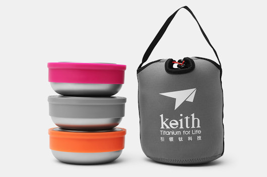 Keith Titanium Ti5378 Fresher Bowl Silicone Set