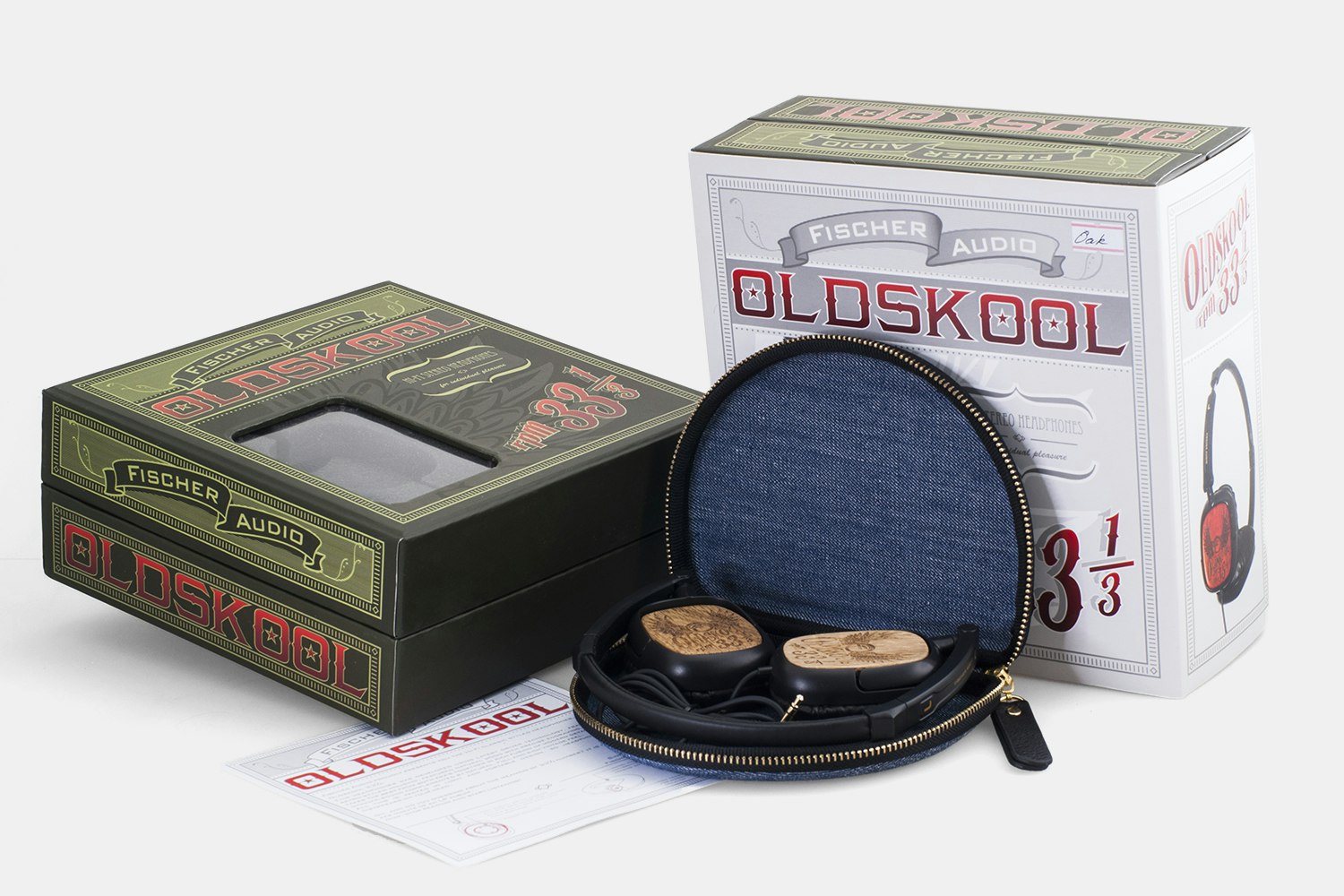 Fischer Audio FA-011AE & Oldskool 33 1/3 Headphones