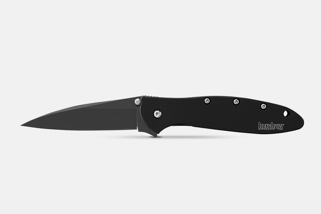 Kershaw Leek Assisted-Opening Knife (Black)