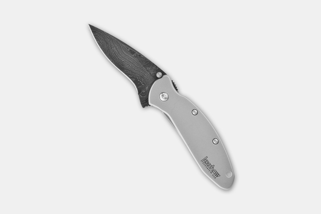Kershaw Scallion Damascus Folding Knife