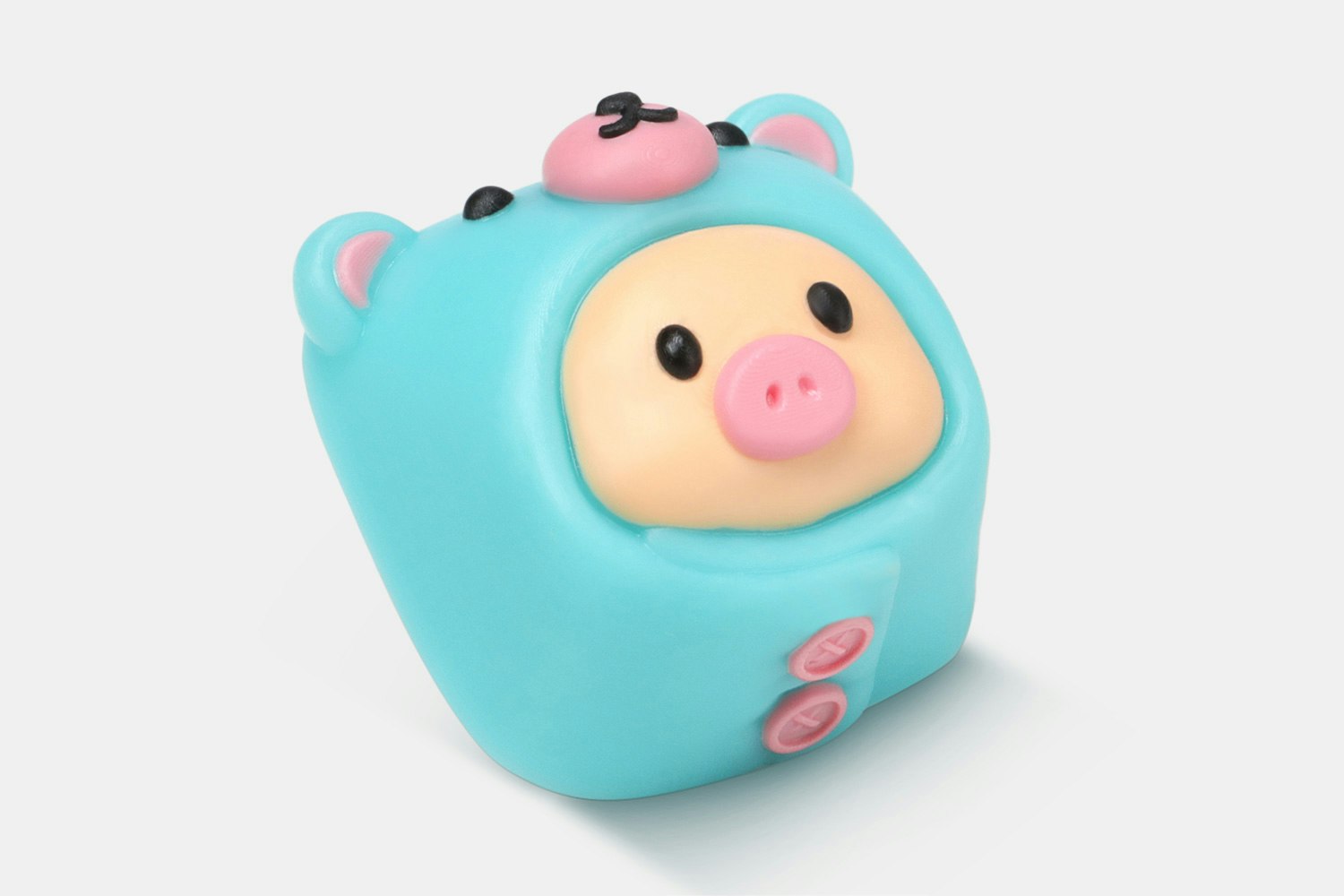 KeycapKust Piggy Bear Pajamas Artisan Keycap