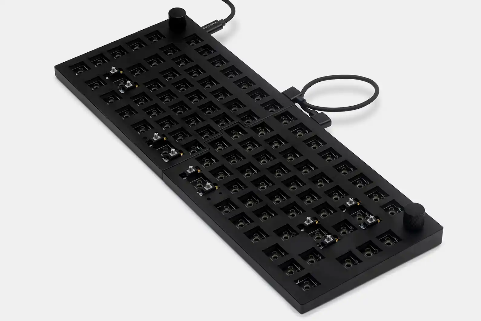 Keychrone Split Keychron Q11 Barebones Knob Split Mechanical Keyboard | Mechanical ...