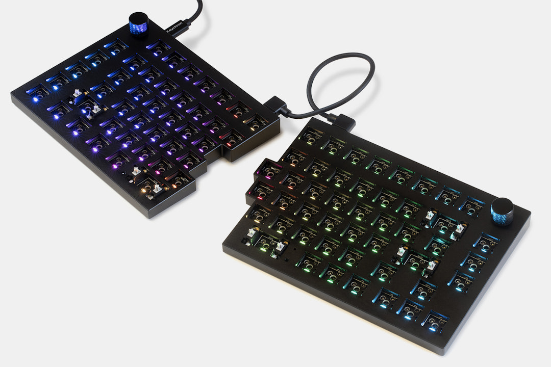 Keychron Q11 Barebones Knob Split Mechanical Keyboard