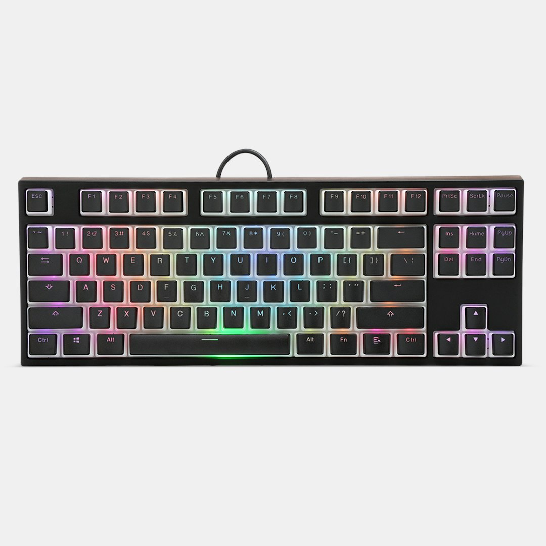 Keycool KC87 DualMode Pudding Mechanical Keyboard Details Mechanical
