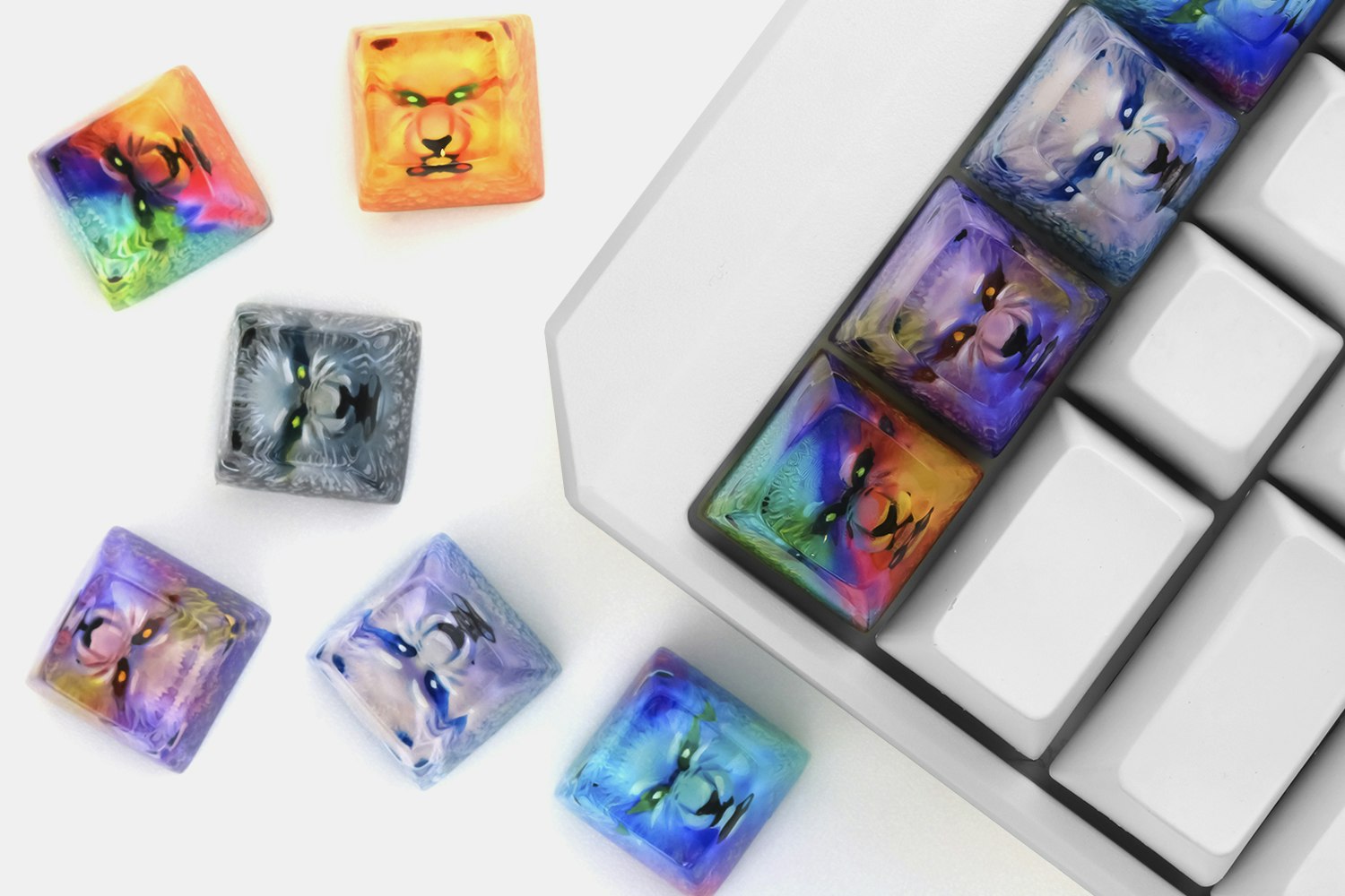 Keycraft Galaxy Chimera Artisan Keycap