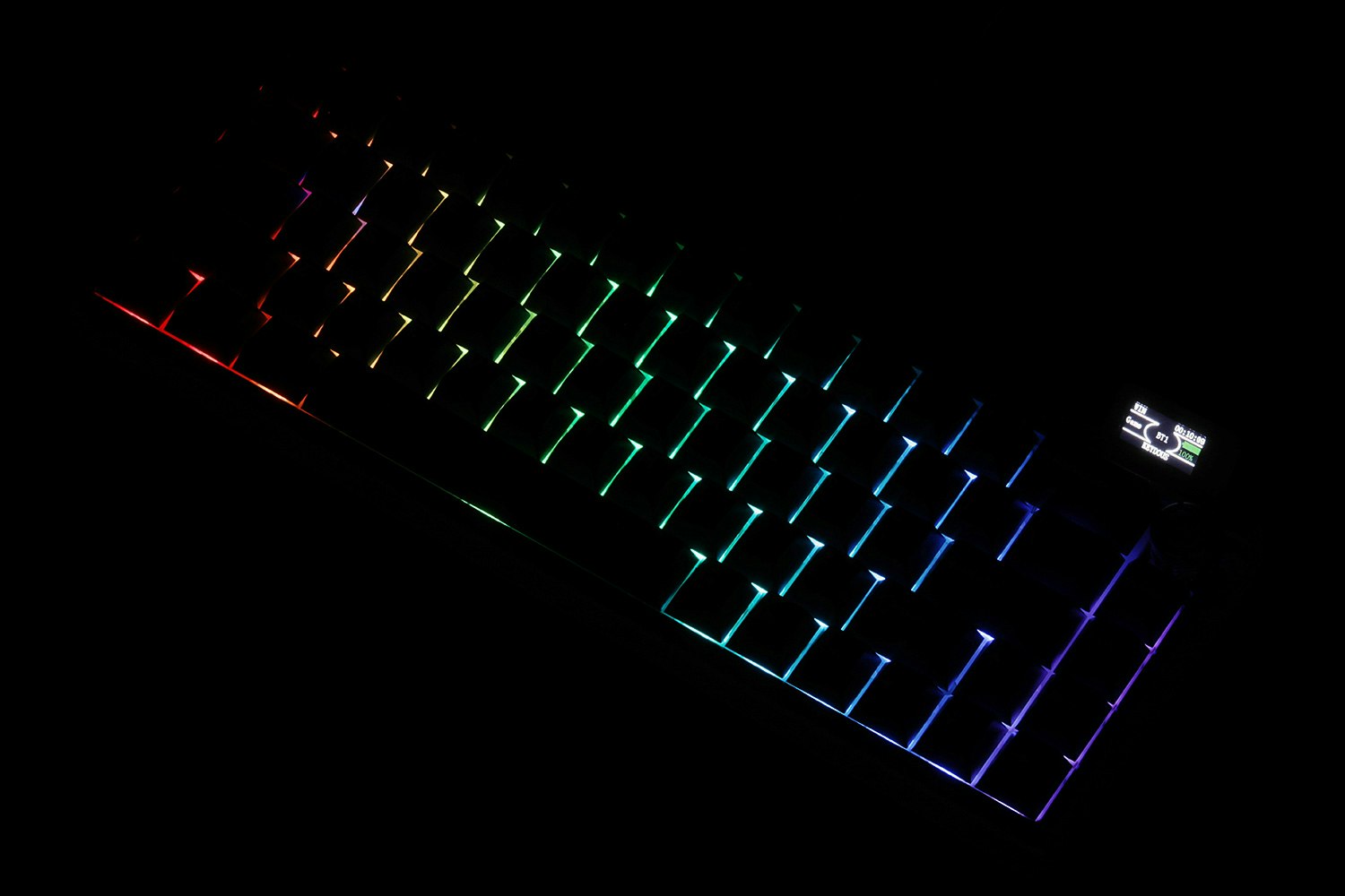 Keydous NJ68 Pro Hot Swappable Keyboard Gold Mechanical Keyboards