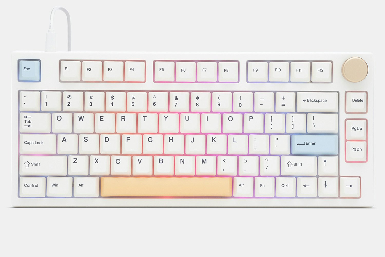 Keydous NJ80 Bluetooth RGB HotSwappable Keyboard Mechanical