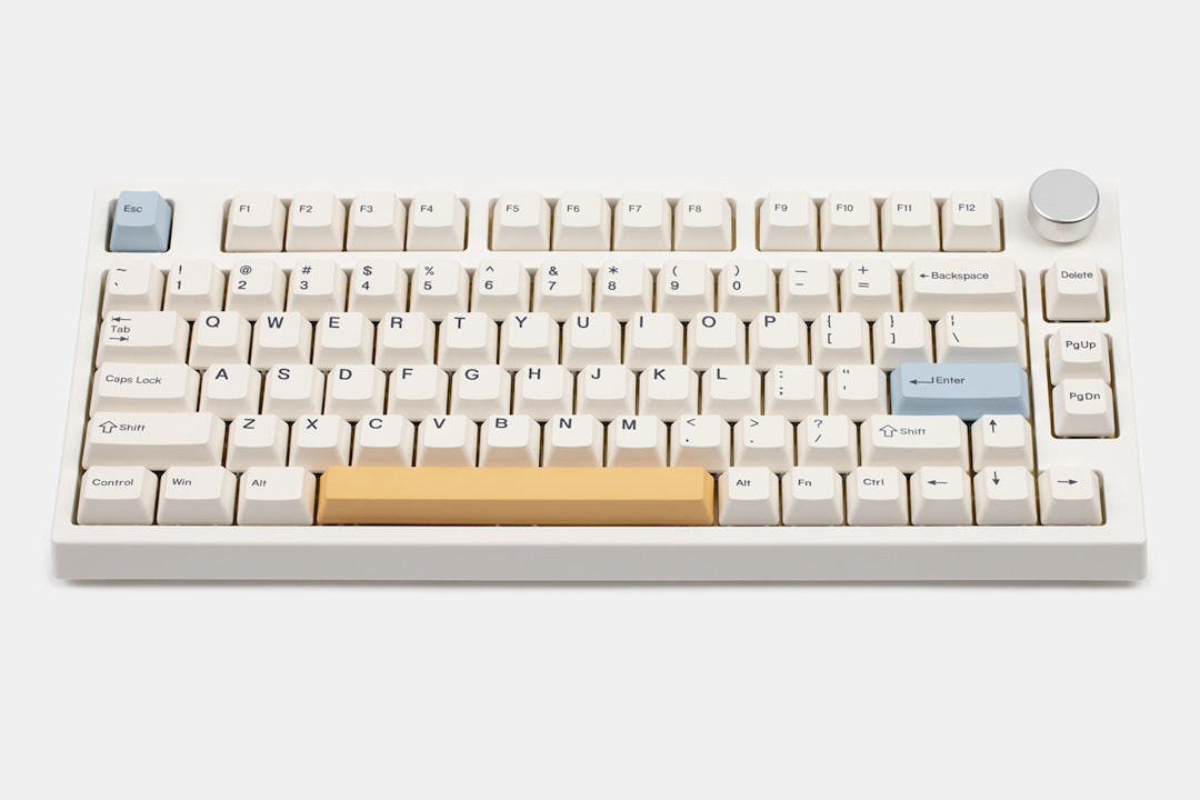 Keydous NJ80 Keyboard With Brass Plate & MOMOKA Switches