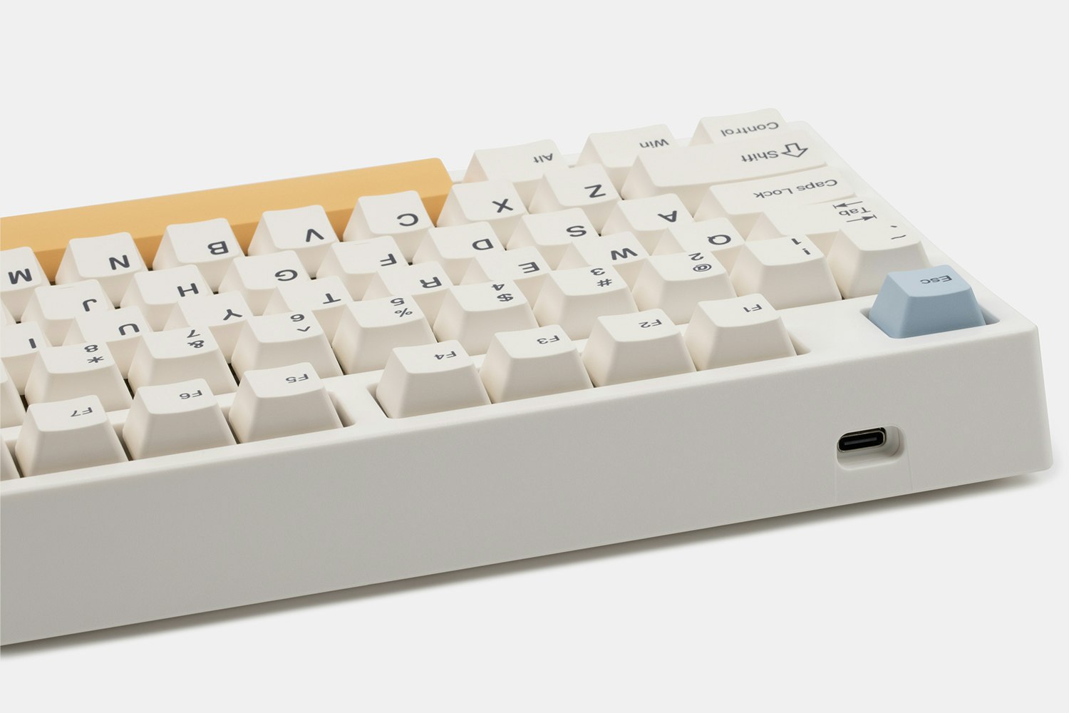Keydous NJ80 Keyboard With Brass Plate & MOMOKA Switches