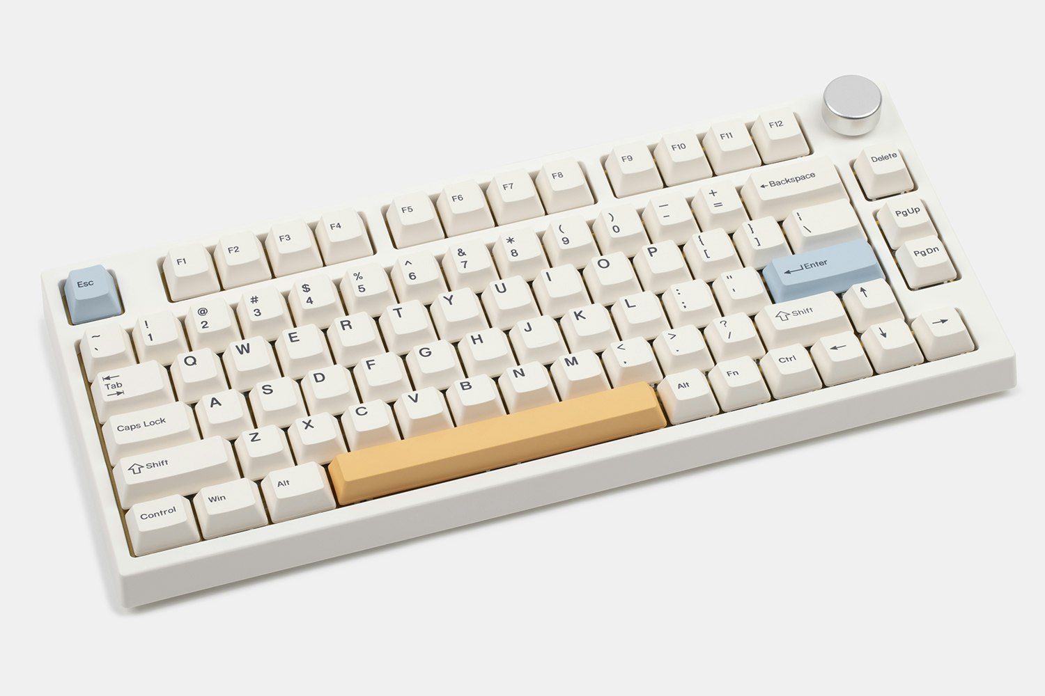 Keydous NJ80 Keyboard With Brass Plate & MOMOKA Switches