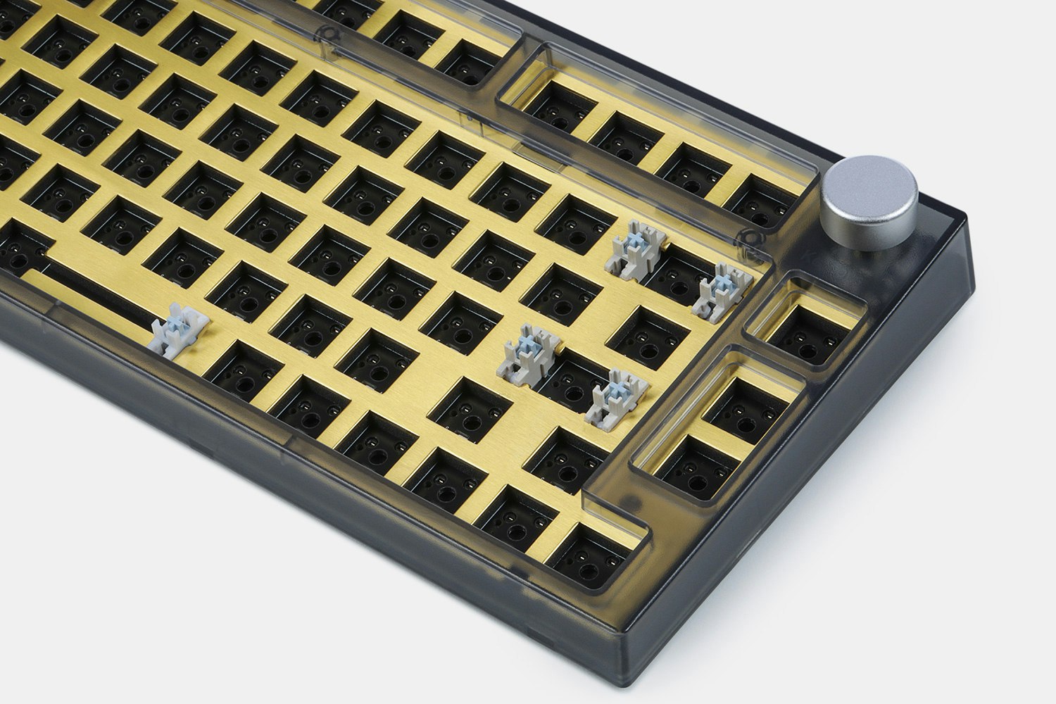 Keydous NJ80 Smoke Wireless Barebones RGB Keyboard