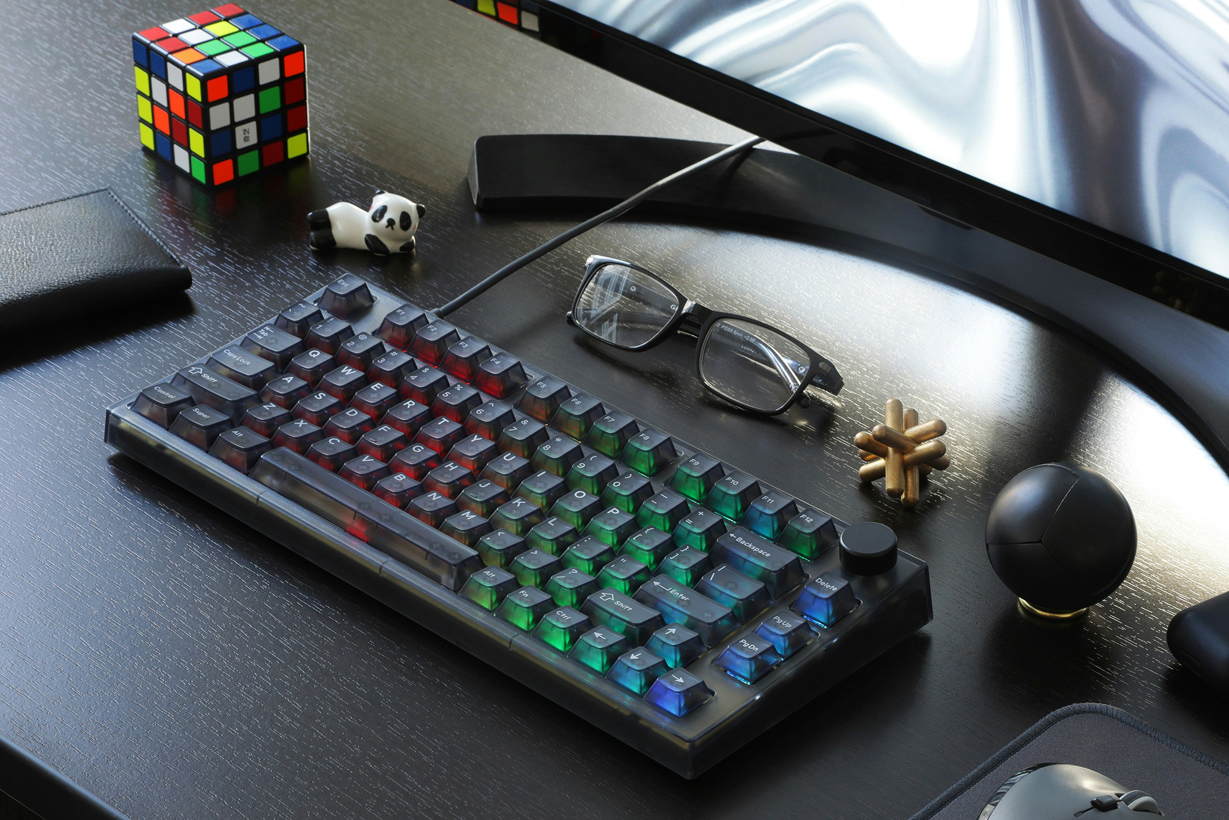 Keydous NJ80 Smoke Wireless RGB Keyboard Drop Exclusive