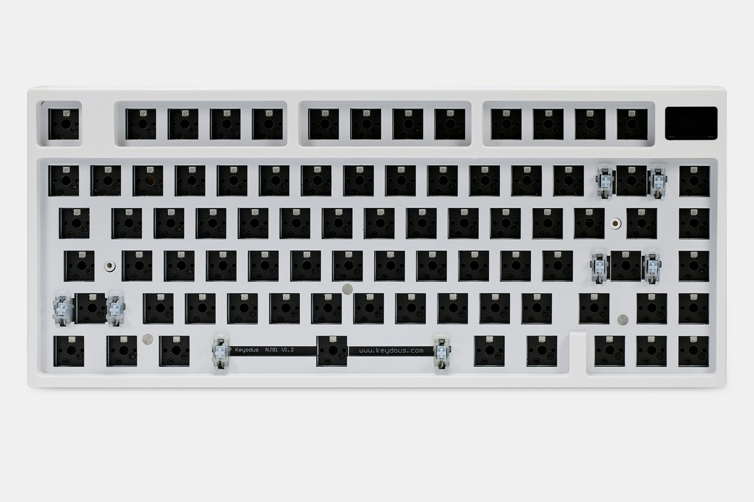 Keydous NJ81 Triple Mode Wireless Barebones Keyboard