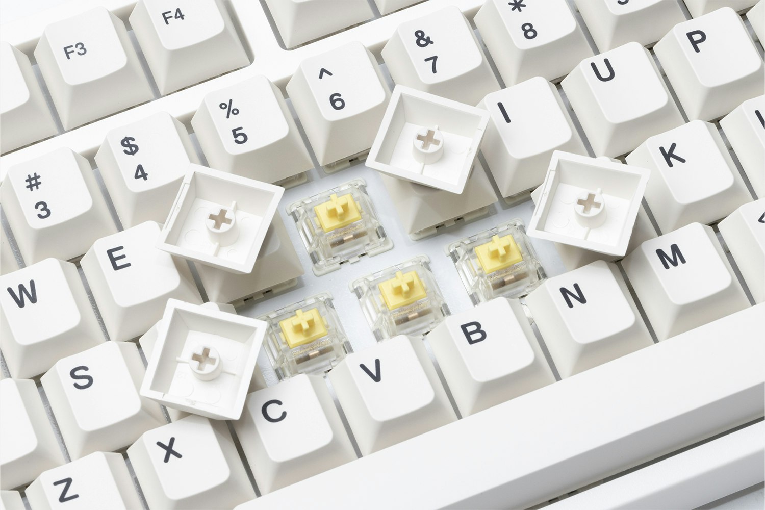 Keydous NJ81 Triple Mode Wireless Barebones Keyboard