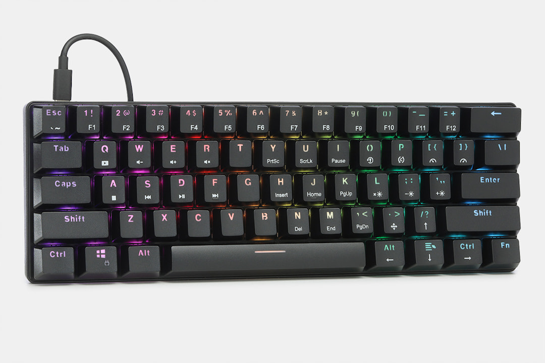 Keyhome KH61 60% Hot-Swappable RGB Mechanical Keyboard