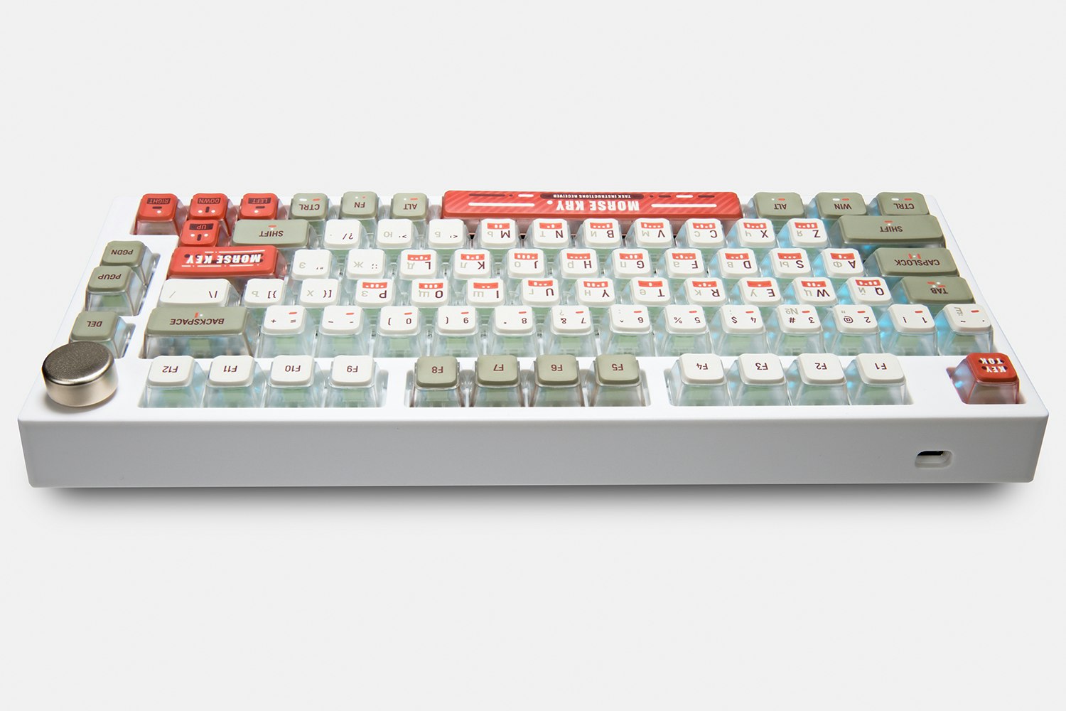 Keytok Morse Semi-Transparent Keycap Set