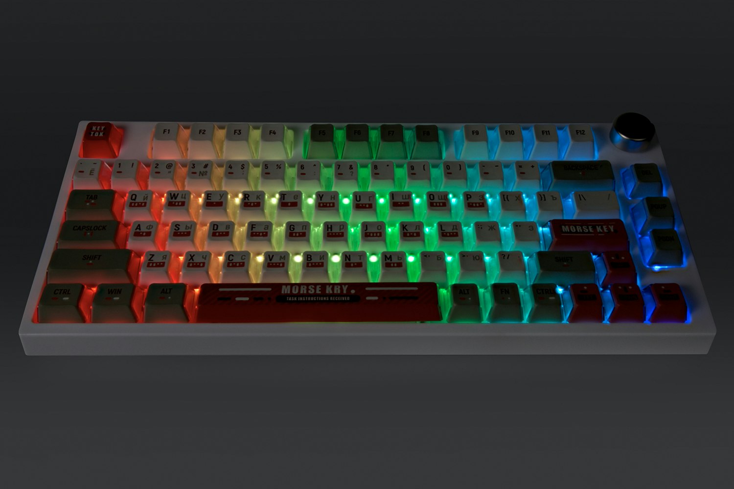 Keytok Morse Semi-Transparent Keycap Set