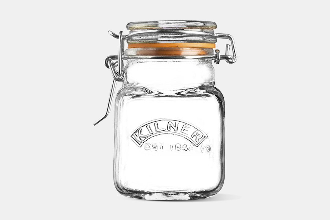 Kilner Square Clip-Top Jars (Set of 12)