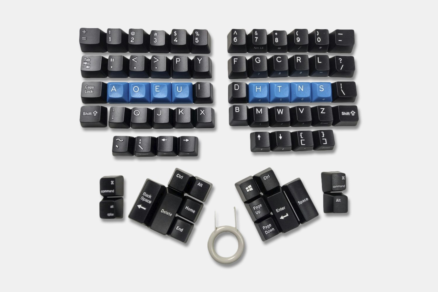 Dvorak Keycap Set (+$30)