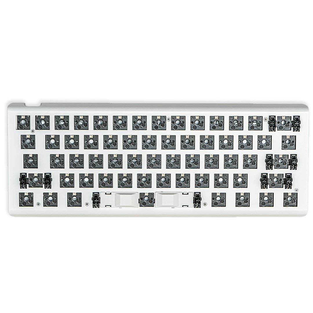 Kinesis - TKO 60% Barebones Mechanical Keyboard - White 