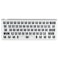 Kinesis - TKO 60% Barebones Mechanical Keyboard - White 