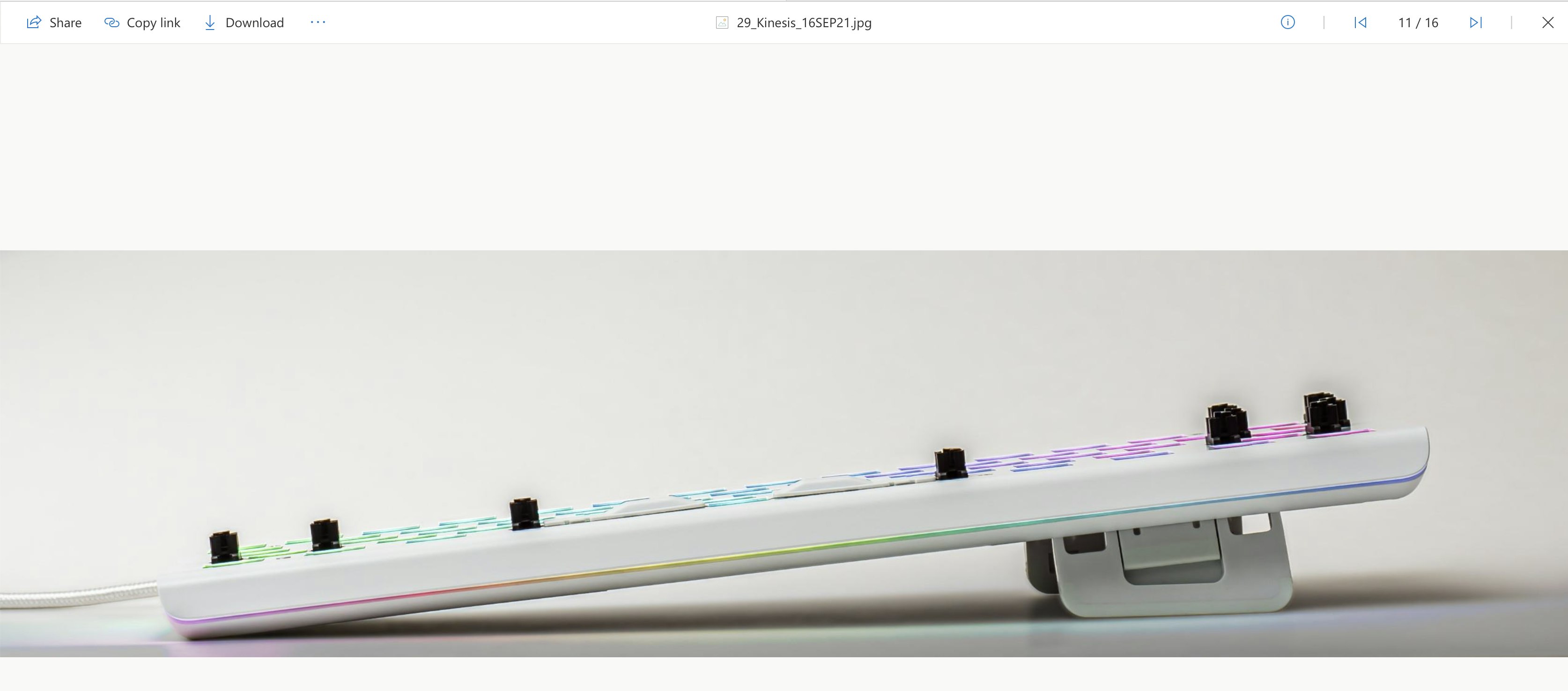 Kinesis TKO 60% Barebones Mechanical Keyboard