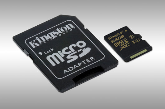 Kingston 32GB/64GB MicroSDXC Class 10 with Adapter