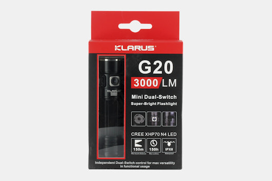 Klarus G20 3,000-Lumen Mini Search Flashlight