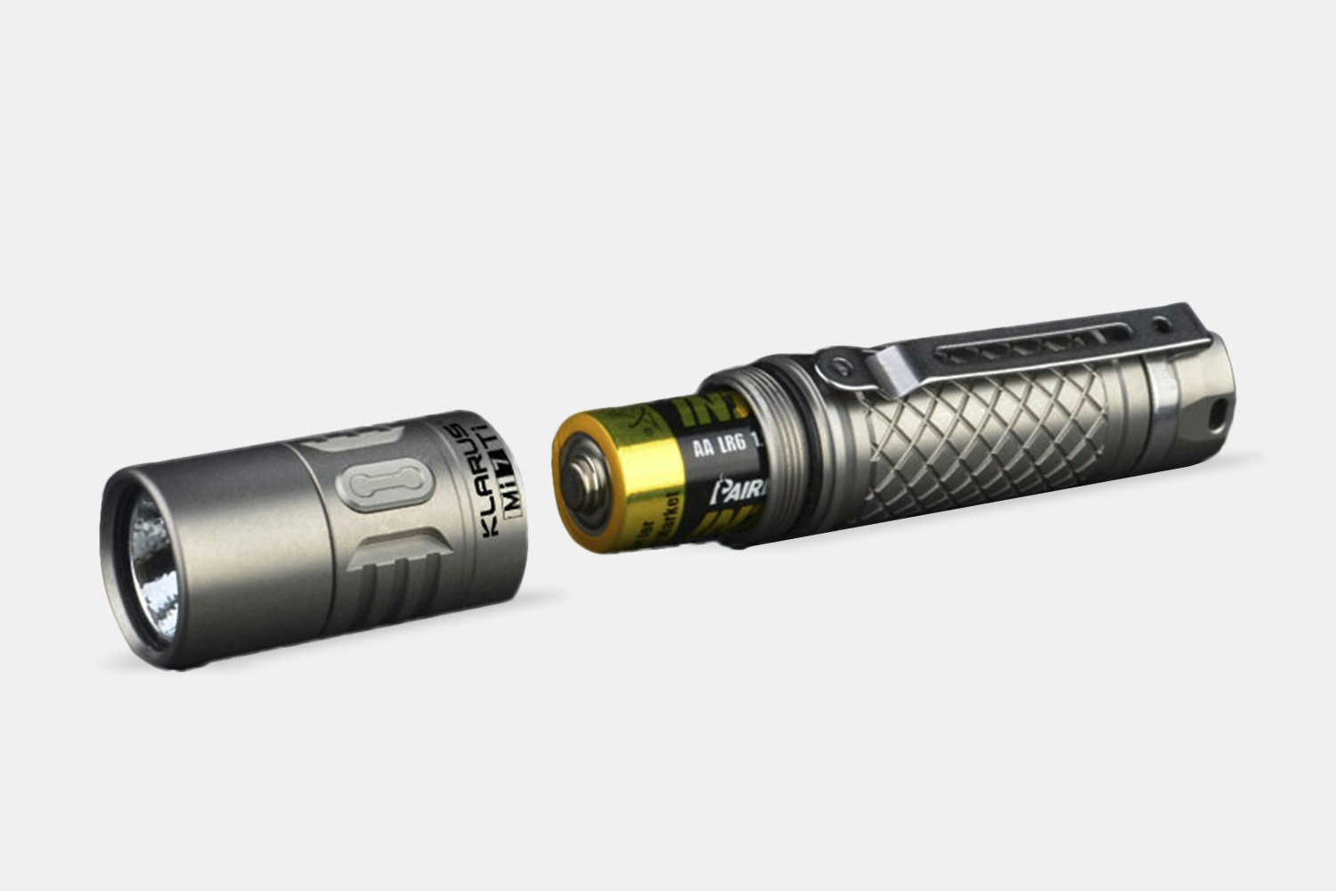 Klarus Mi7 Ti Pocket Light with XP-L HI V3 LED & 700 Lumens Titanium and Black 