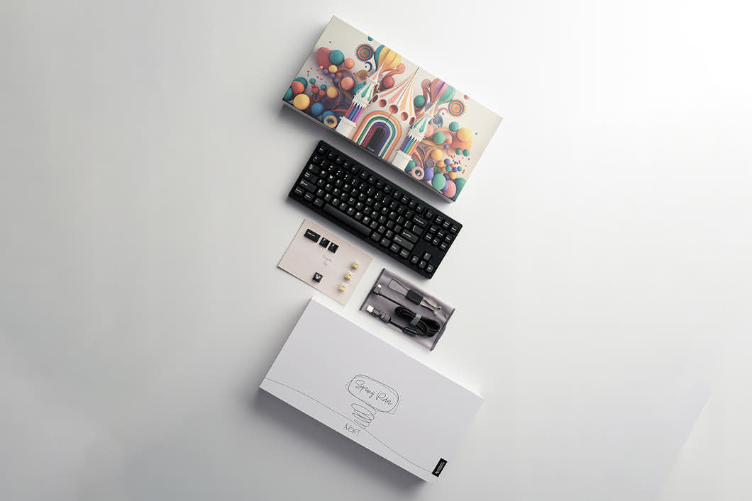 KLC Nori Spring Rider Keyboard | Mechanical Keyboards | TKL Mechanical ...