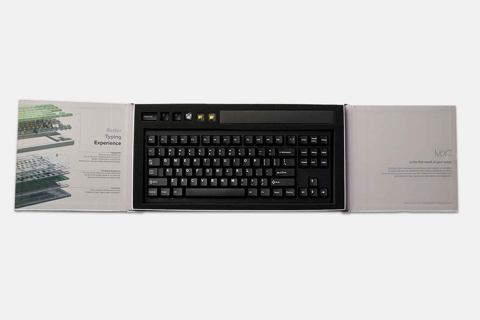 KLC Nori Spring Rider Keyboard | Mechanical Keyboards | TKL Mechanical ...