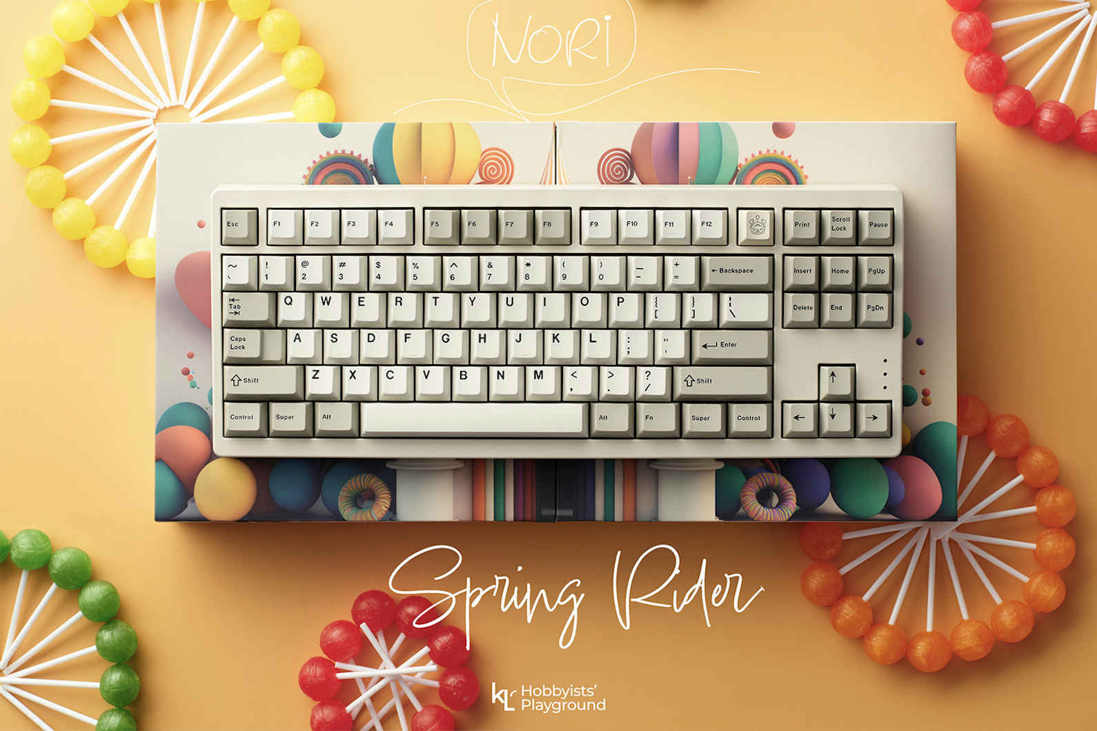 KLC Nori Spring Rider Keyboard | Mechanical Keyboards | TKL Mechanical ...